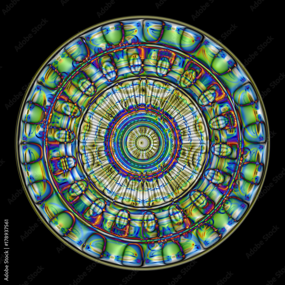 Colorful abstract ornament