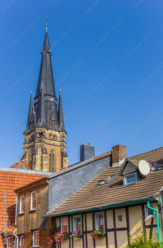 Tower of the Liebfrauen church in Wernigerode