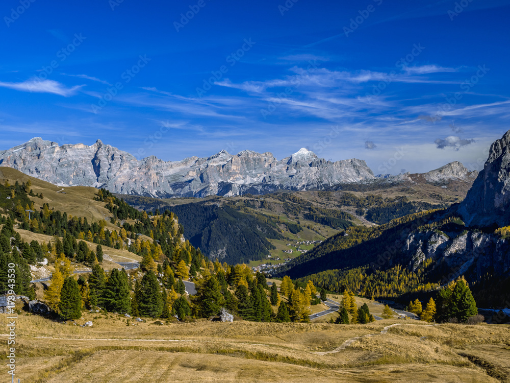 Gardena Pass, Dolomites, South Tyrol, Italy