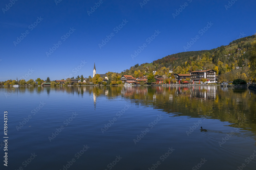 Schliersee Lake in Bavaria, Germany