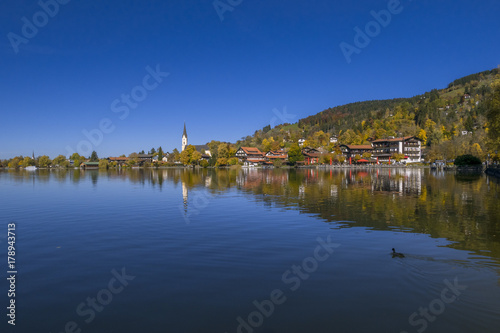 Schliersee Lake in Bavaria, Germany © pwmotion