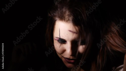 Close up portrait of a demon