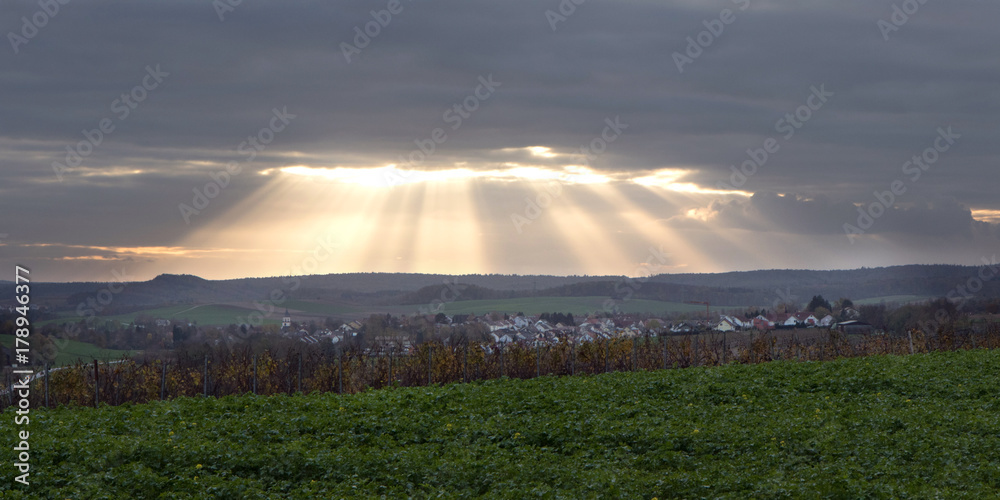 Stetten am Heuchelberg StockFoto Adobe Stock