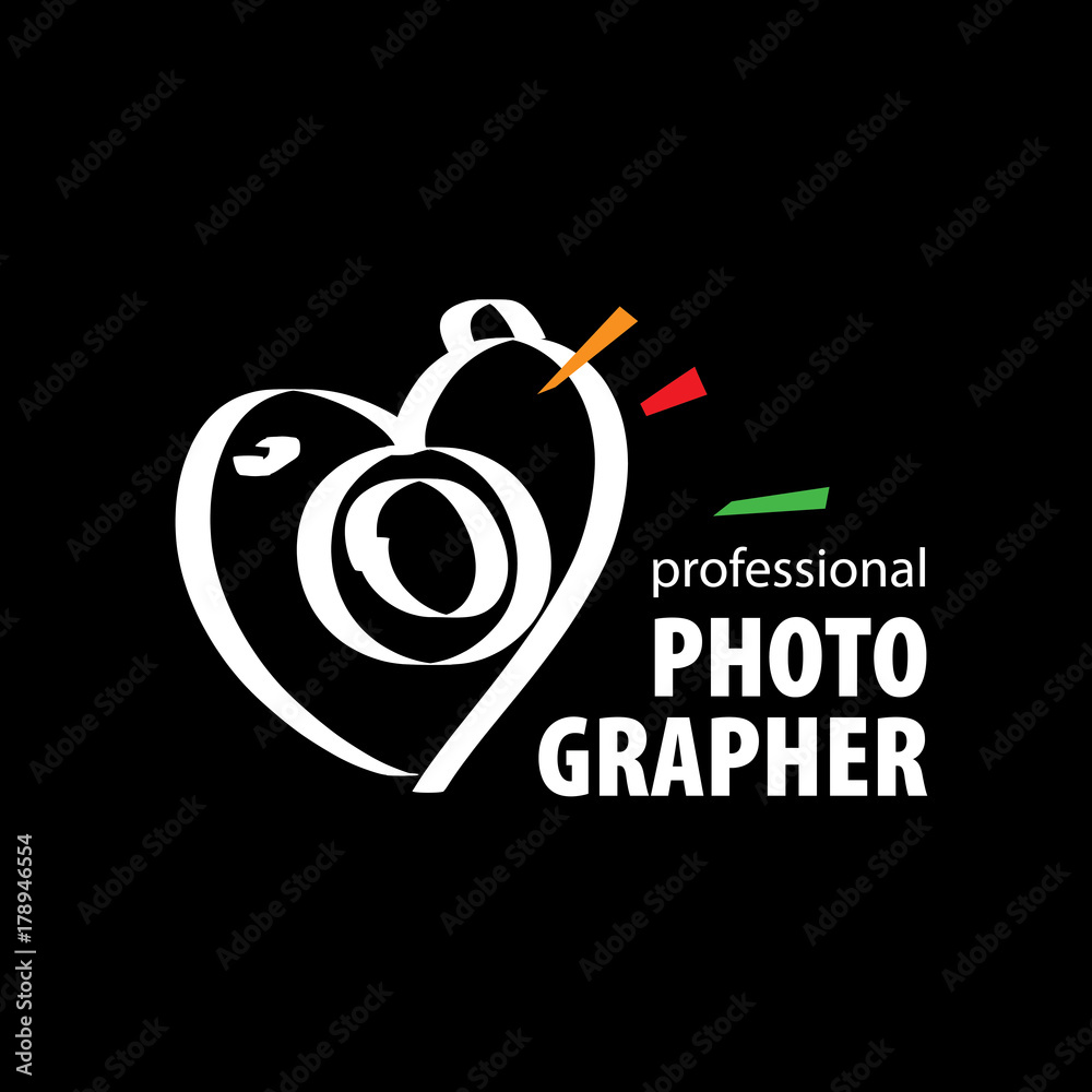 Obraz premium vector logo for photographer
