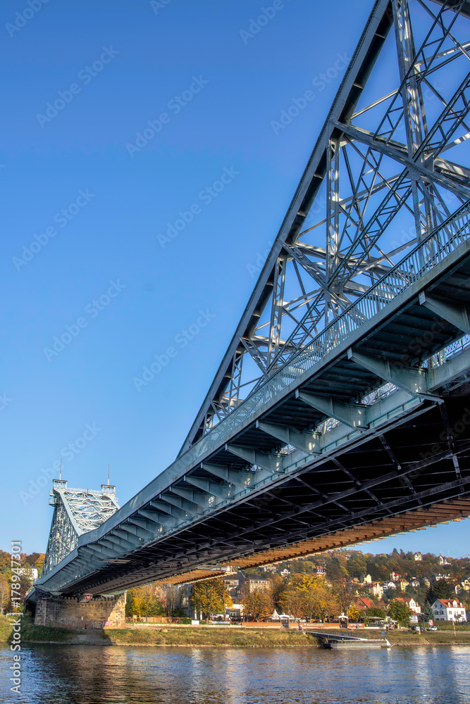 Blaues Wunder Loschwitzer Brücke Dresden