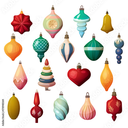 Fir-tree decorations for new year and christmas