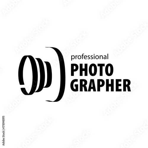 vector logo for photographer