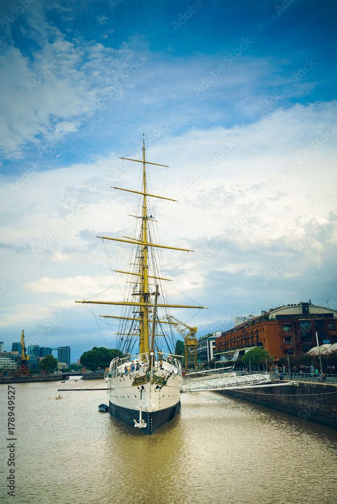 Museum Frigate Sarmiento President in Puerto Madero Museum Frigate Sarmiento President in Puerto Madero
