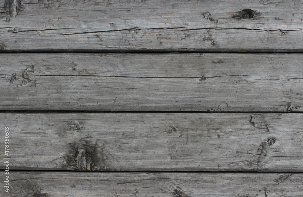 Rough wooden wall, planks, background Rough wooden wall, planks, background