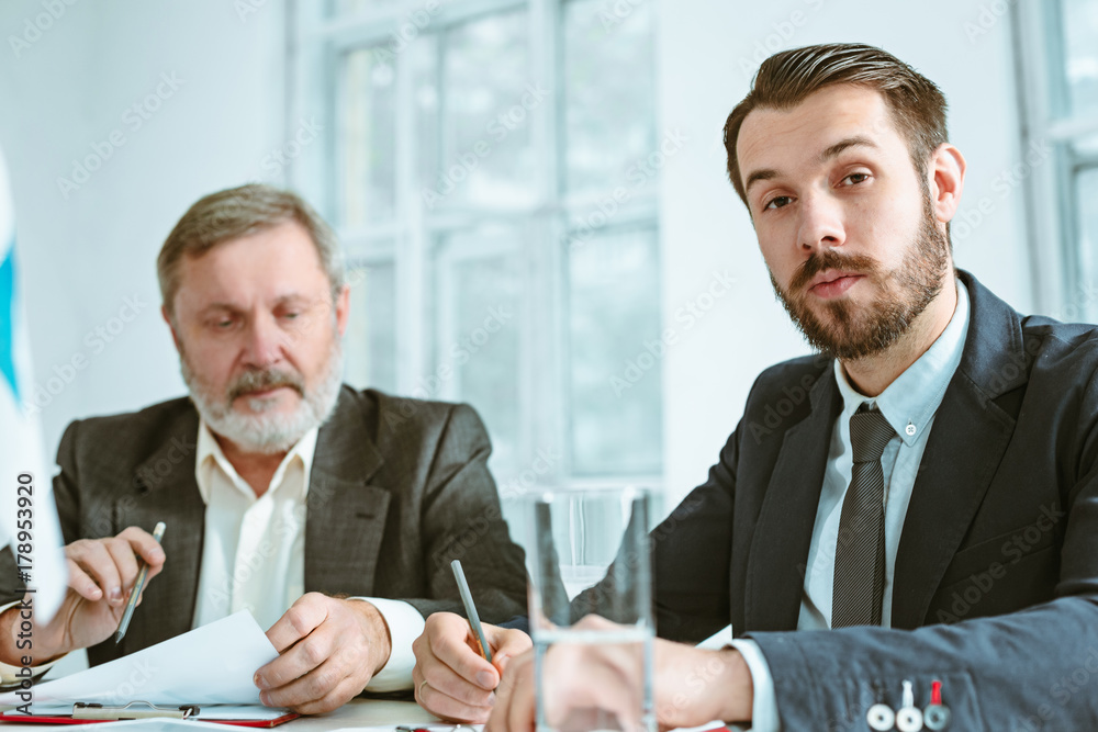 Fototapeta premium Business people working together