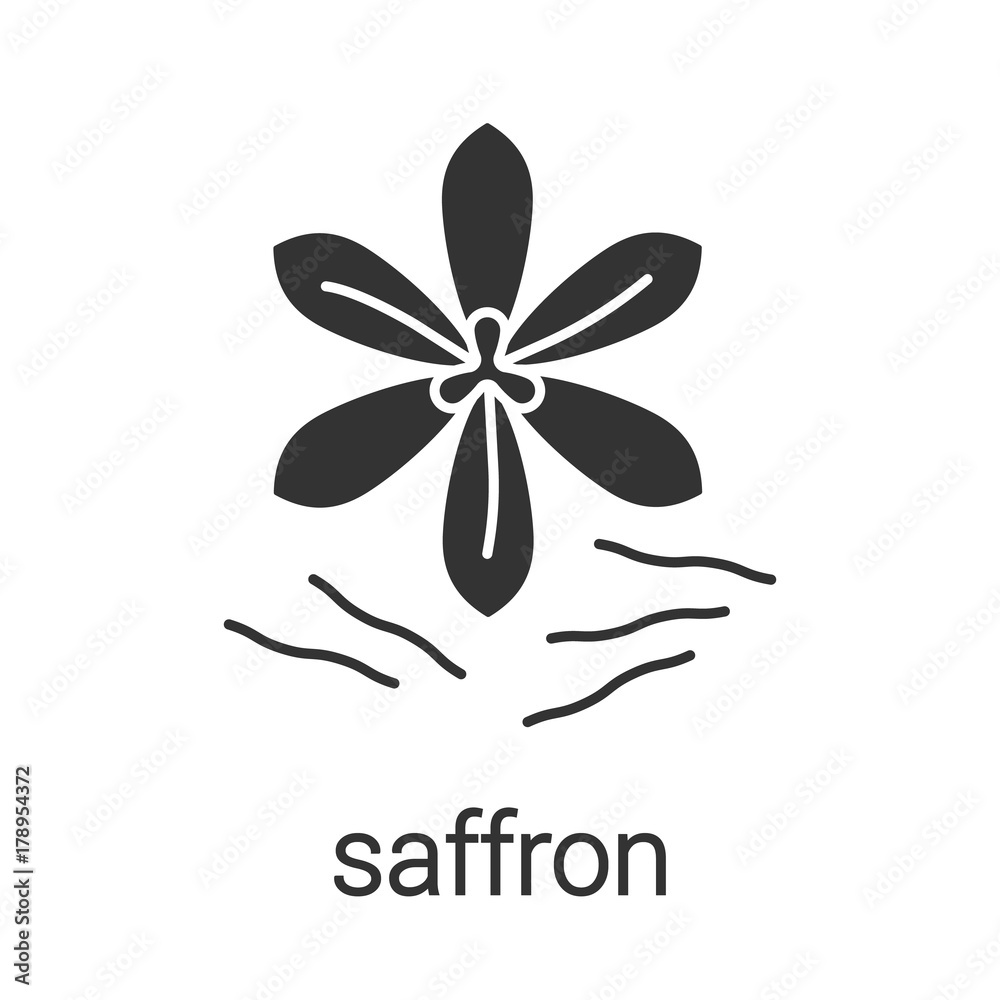 Saffron glyph icon Saffron glyph icon
