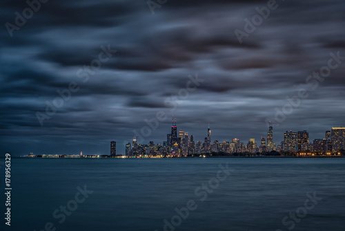 Chicago Skyline from Montrose Harbor © Kevin Drew Davis