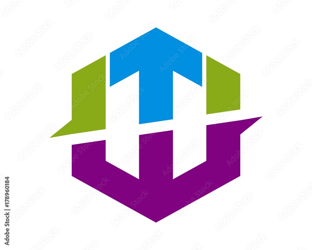 Obraz premium TW up arrow