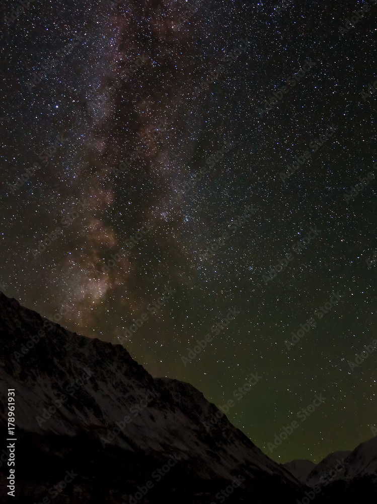star mountains sky milky way star mountains sky milky way