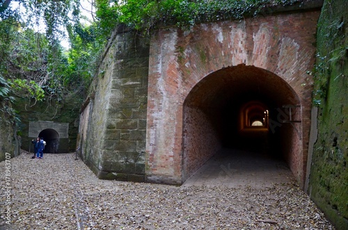 日本 神奈川県 横須賀市 猿島 天空の城ラピュタ 要塞 砲台 japan kanagawa yokosuka saru shima monkey island Meiji Restoration fort Battery photo