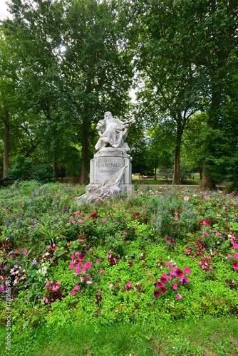 Poissy; France - september4 2017 : the Messonier public park photo