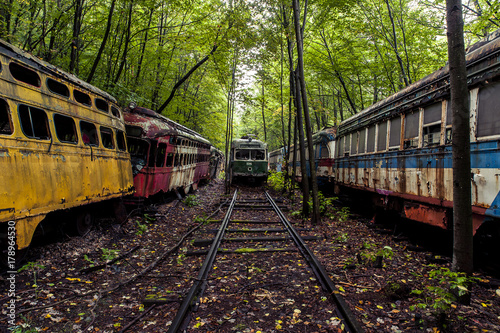 Abandoned Vintage Trolley / Streetcar - Pennsylvania