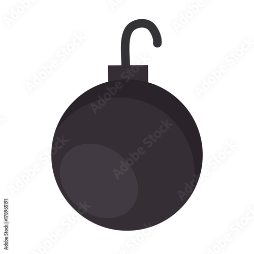 shackle ball isolated icon