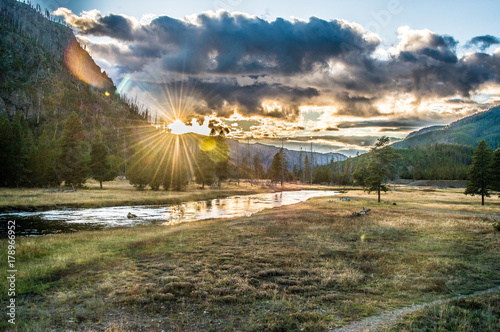 Sunset in the Madison Valley