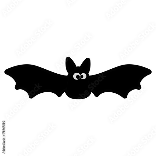 vampire black flying icon