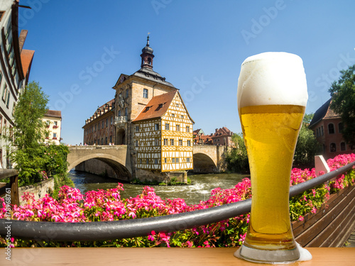 Cuadro en lienzo Bamberg genießen