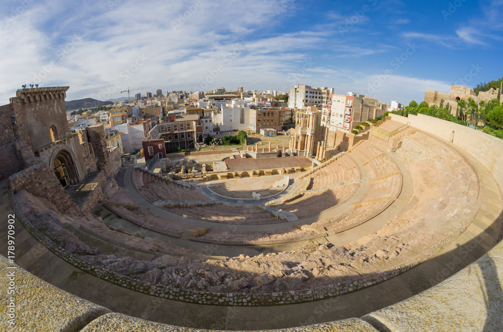 Roman amphitheater in Cartagena