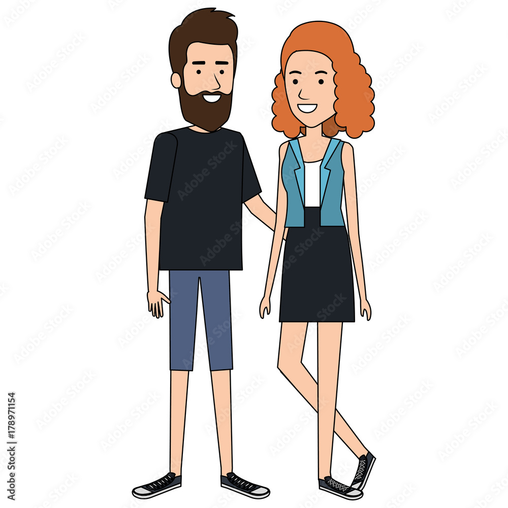 lovers couple avatars character lovers couple avatars character