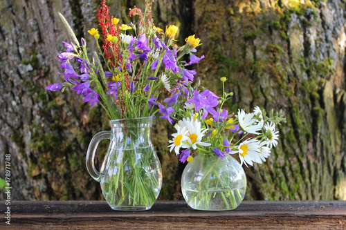Flowers in glass