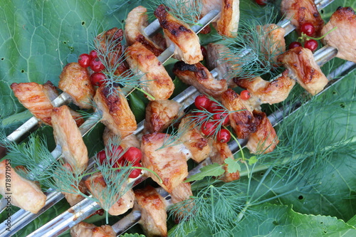 Cooked meat