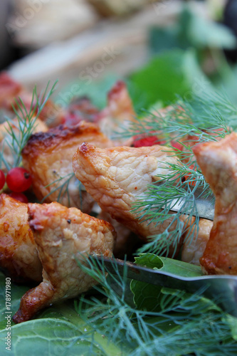 Cooked meat