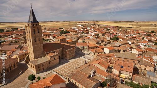 фотографія Madrigal de las Altas Torres village in Avila province, Spain