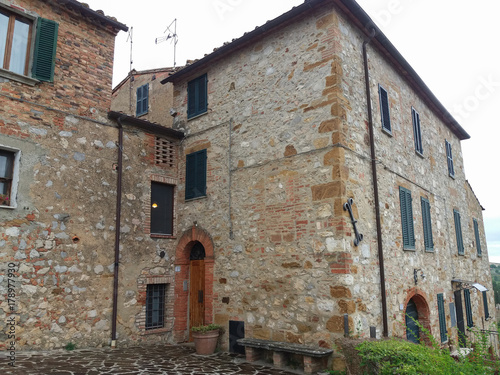 View of the city of Trequanda photo