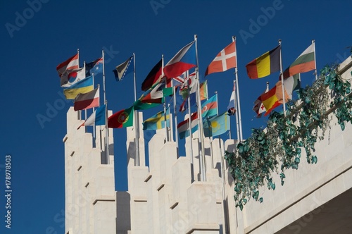 flags of different countries photo