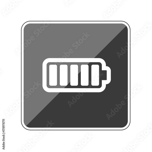 Batterie voll - Reflektierender App Button
