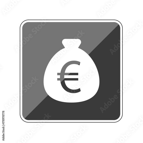 Geldsack Euro - Reflektierender App Button