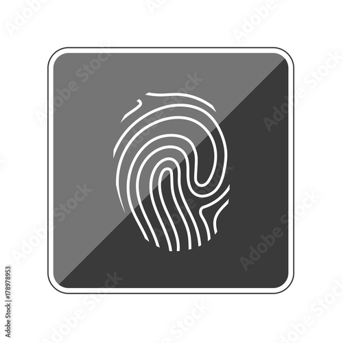 Fingerabdruck - Reflektierender App Button