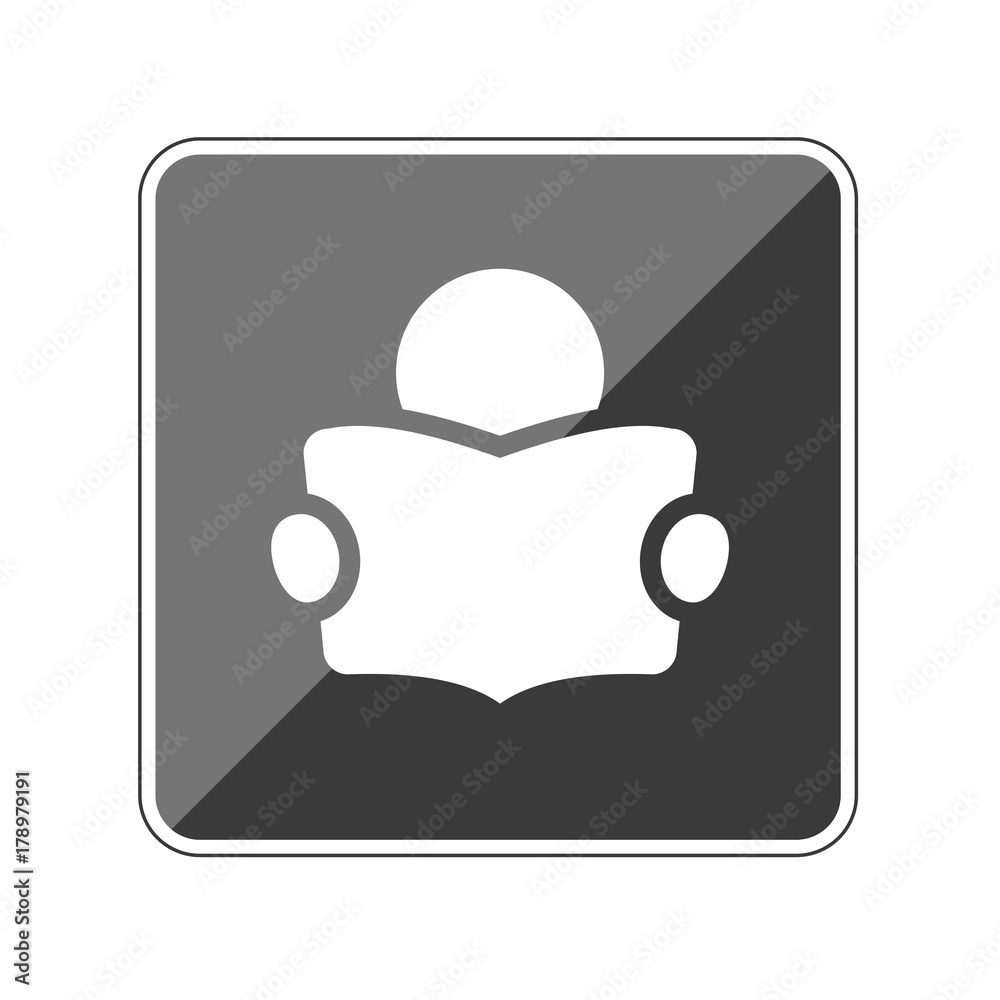 Leser - Reflektierender App Button Leser - Reflektierender App Button