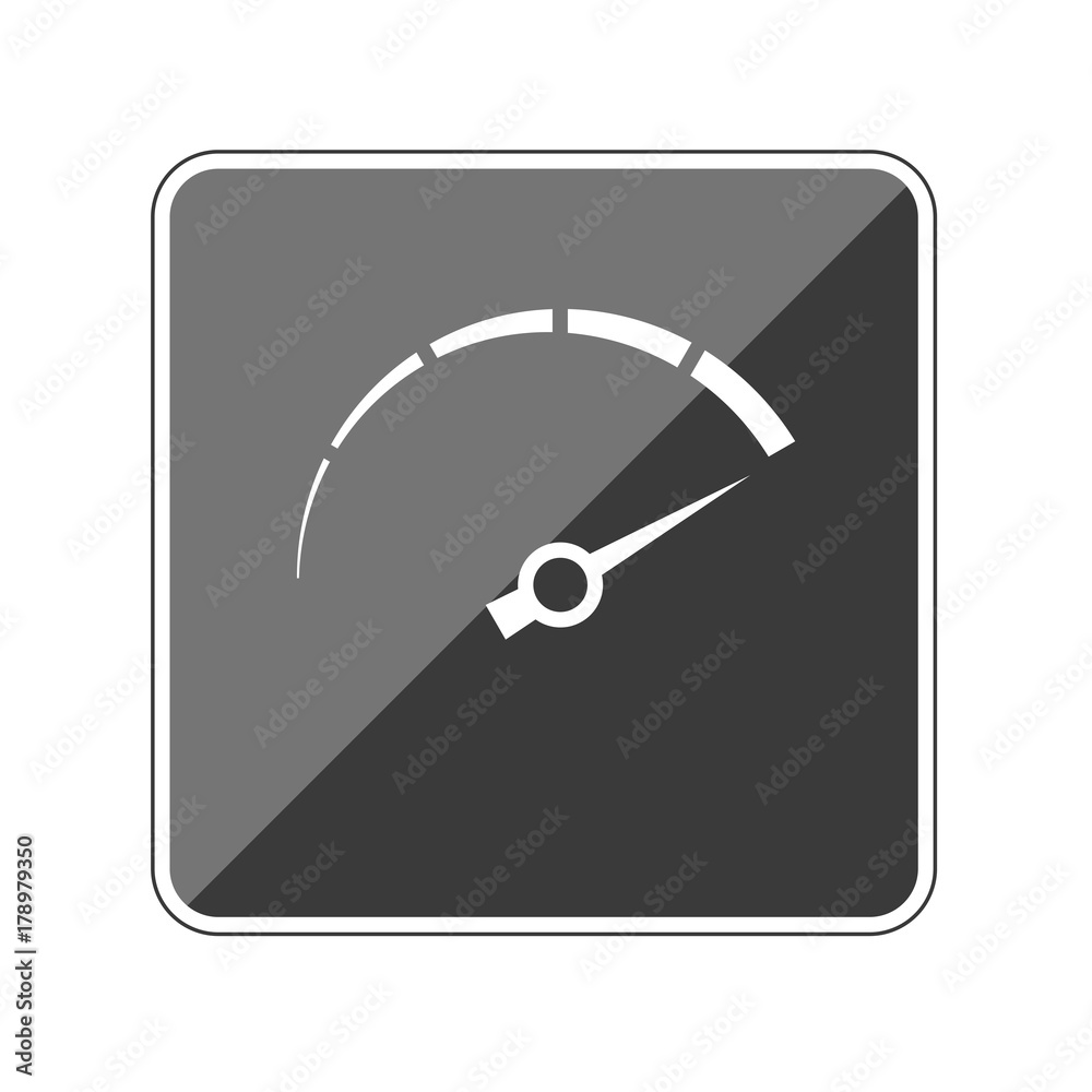 Tachometer - Reflektierender App Button Tachometer - Reflektierender App Button