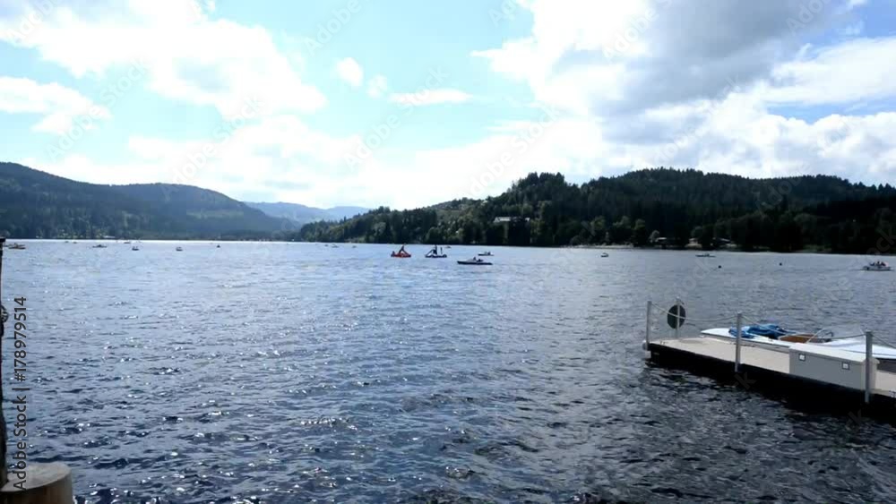 On Lake Titisee in the Black Forest, Germany