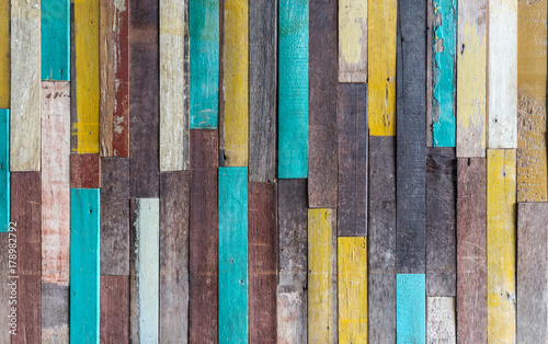 Vintage wood material background., Abstract vintage wood panels. Dirty colore wooden background., Old scratched retro-style texture.