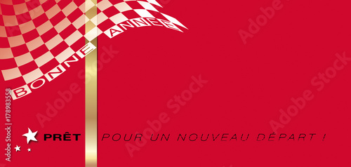 BONNE ANNÉE PRÊT POUR UN NOUVEAU DÉPART