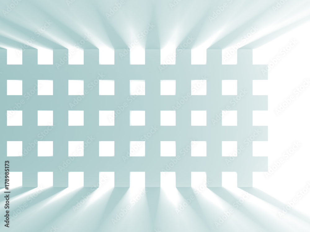 Naklejka premium Abstract Modern White Architecture Background