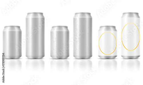 beer in can stock vector illustration photo