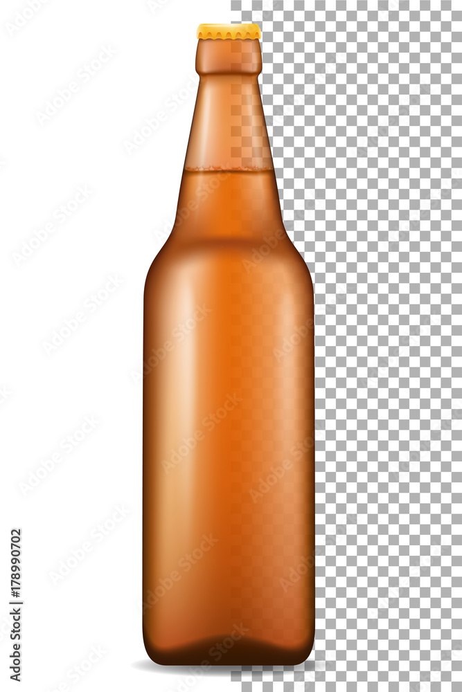 beer in bottle transparent stock vector illustration beer in bottle transparent stock vector illustration