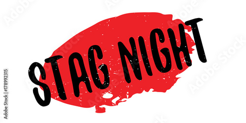 Stag Night rubber stamp. Grunge design with dust scratches. Effects can be easily removed for a clean, crisp look. Color is easily changed.