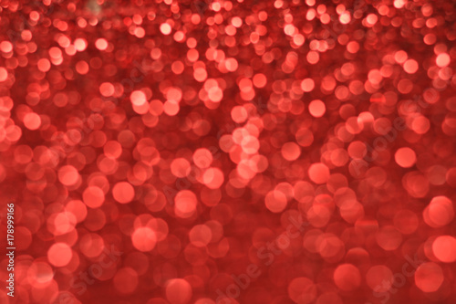 Red bokeh background Christmas day