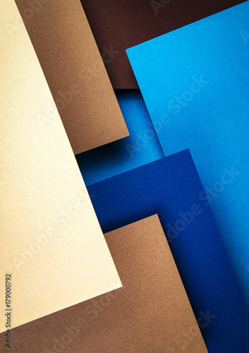 abstract slanting colored papers