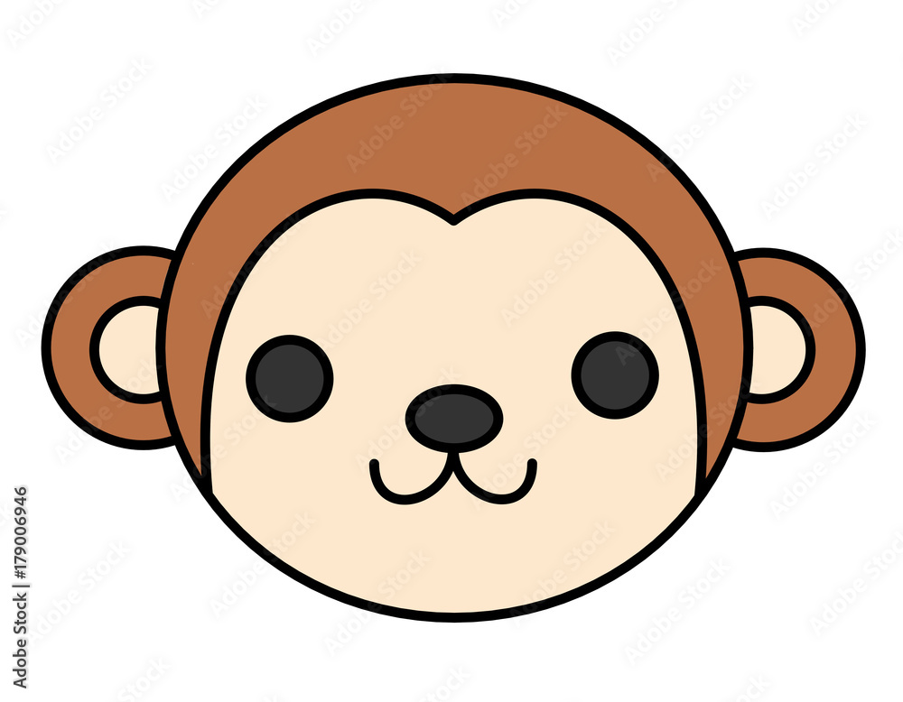 サルの顔(色) サルの顔(色)