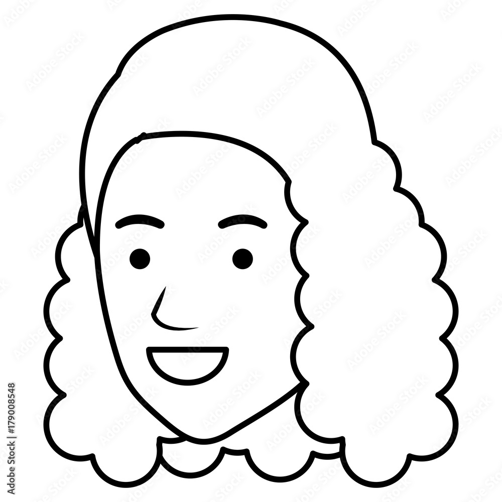 beautiful woman head avatar character beautiful woman head avatar character