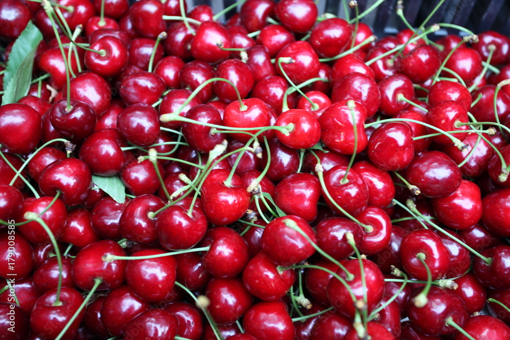 cherries in a traditional Italian festival cherries in a traditional Italian festival